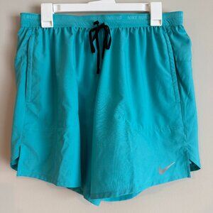 Nike DM4759-345 Mens Large Dri-Fit Stride 2-In-1 7" Runnning Shorts Teal